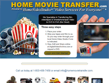 Tablet Screenshot of homemovietransfer.com